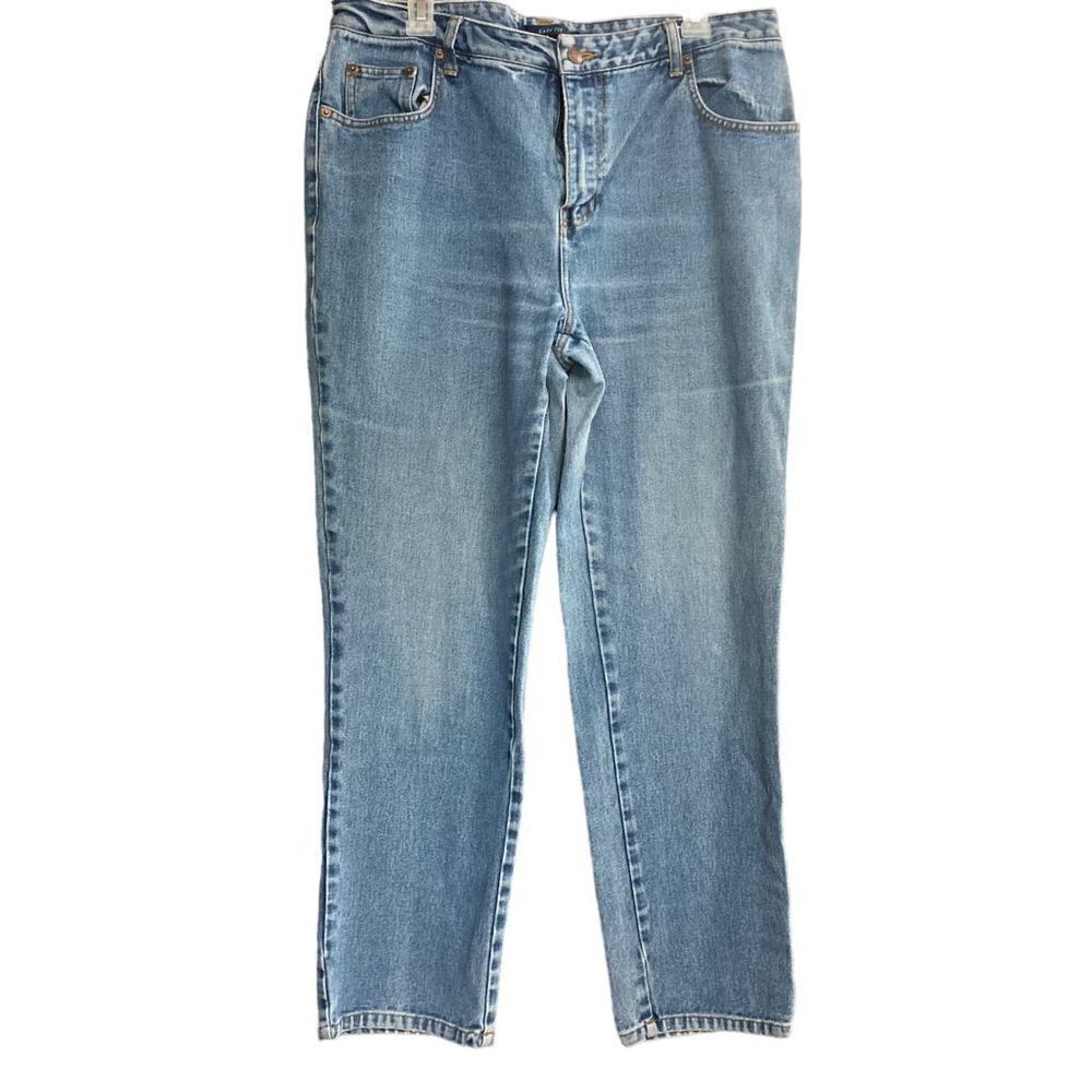 BILL BLASS Vintage Women’s Mom style Jeans Blue Size 14 P‎ Inseam 28